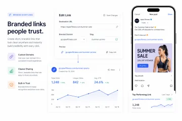 Linkly — workspace navigation or settings