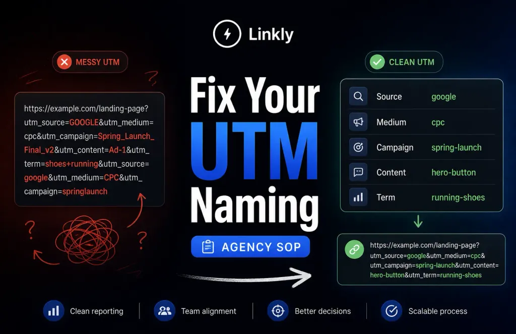 The agency UTM naming convention SOP for cleaner client reporting